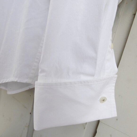 Classic White Cotton Shirt, Ralph Lauren, Size 14 - Picture 4 of 5